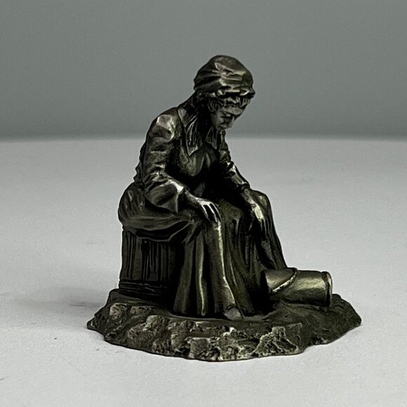 Bucket Brigade The Saturday Evening Post Pewter Figurine By Franklin Mint - 1981 - Picture 5 of 9